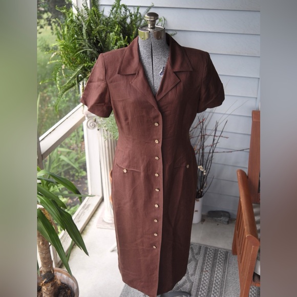 Vintage Linen Dress - Picture 7 of 13